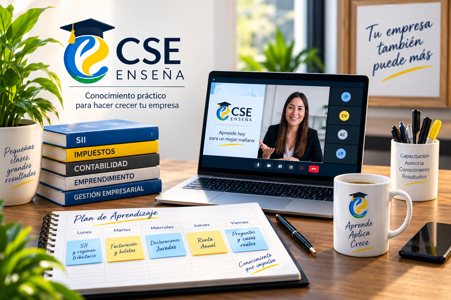 CSE Enseña - aprendizaje práctico para emprendedores y empresas